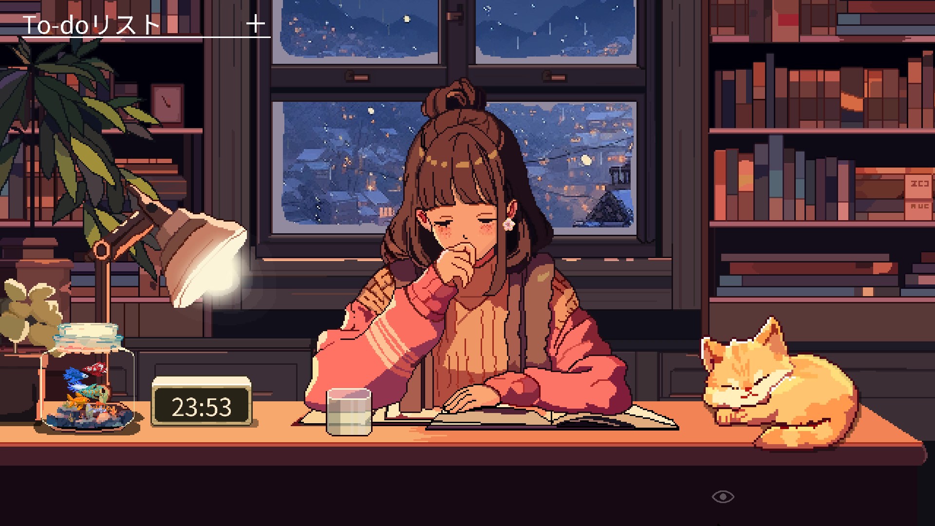 ローファイミュージック×ドット絵グラでチルいひと時をお届けする